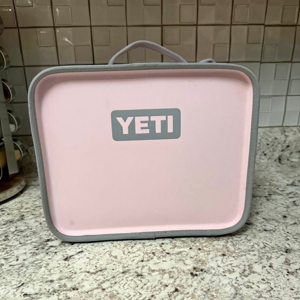 YETI Soft Pink and Gray Lunch Carrier